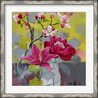 Framed Apple Blossom Trio