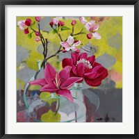 Framed Apple Blossom Trio