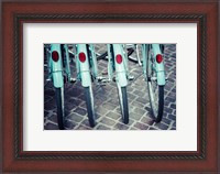 Framed Bicycle Line Up 1