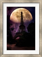 Framed Moonlight in Paris