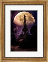 Framed Moonlight in Paris