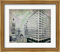 Framed 'Cityscape II' border=