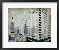 Framed 'Cityscape II' border=