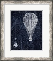 Framed 'Hot Air over Paris II' border=