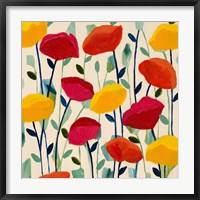 Framed Cheerful Poppies