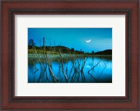 Framed Blue Lake