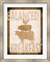 Framed Balanced Breakfast Two