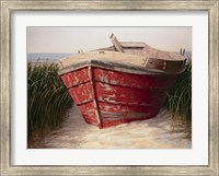 Framed Red Boat