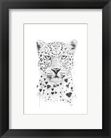 Framed Lovely Leopard