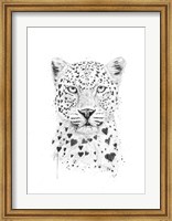 Framed Lovely Leopard