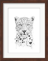 Framed Lovely Leopard