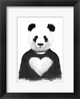 Framed Lovely Panda
