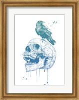 Framed New Skull (Blue)