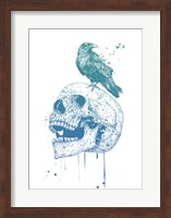 Framed New Skull (Blue)