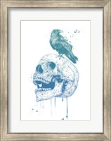 Framed New Skull (Blue)