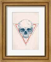 Framed Skull in Triangle No. 2