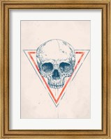 Framed Skull in Triangle No. 2