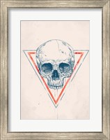 Framed Skull in Triangle No. 2