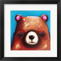 Framed Brown Bear