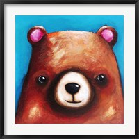 Framed Brown Bear