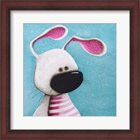 Framed Pink Bunny