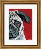 Framed Pug a Boo