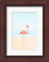 Framed Flamingo on the Beach II