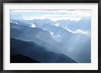 Framed Himalayan Mountains