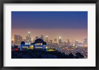 Framed L.A. Skyline with Griffith Observatory