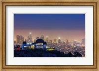 Framed L.A. Skyline with Griffith Observatory