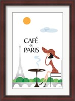 Framed Cafe de Paris