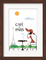 Framed Cafe de Paris