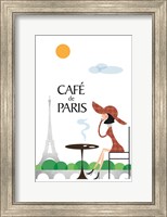 Framed Cafe de Paris
