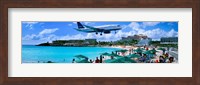 Framed Happy Landings on St. Maarten