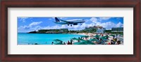 Framed Happy Landings on St. Maarten
