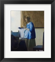 Framed Woman Reading a Letter