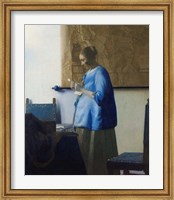 Framed Woman Reading a Letter