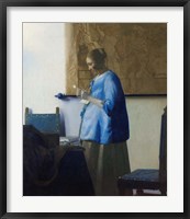 Framed Woman Reading a Letter