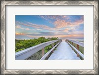 Framed Walk To Sunset Beach