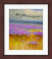 Framed Field of Lavenders 1