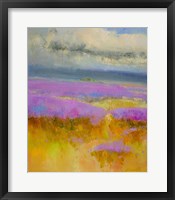 Framed Field of Lavenders 1