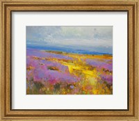 Framed Field of Lavenders 2