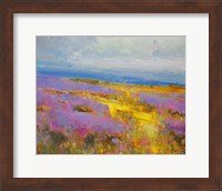 Framed Field of Lavenders 2