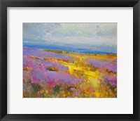 Framed Field of Lavenders 2