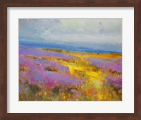 Framed Field of Lavenders 2