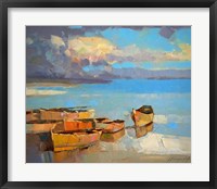 Framed Fishing Boats