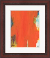 Framed Orange Tide