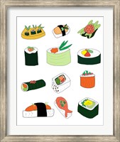 Framed Sushi Set