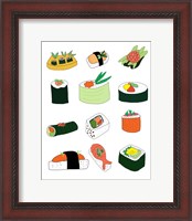 Framed Sushi Set