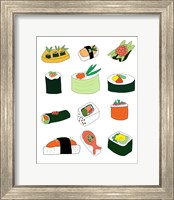 Framed Sushi Set